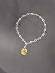 Tiffany YellowDiamond necklace