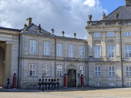 Amalienborg changing guard