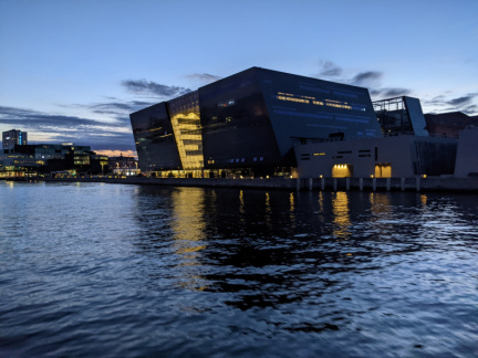 Harbour evening library